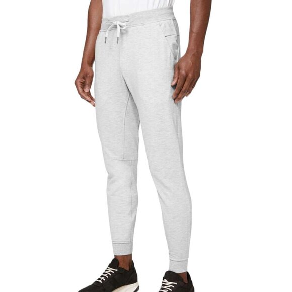 Lululemon City Sweat Jogger *29" Casual Heathered Ultra Light Grey Large - Picture 1 of 9